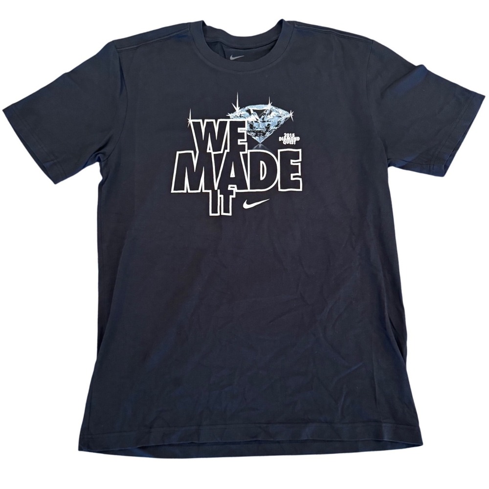 Nike Mens 2015 Diamond Quest We Made It Possible Dri-FIT T-Shirt Black Large